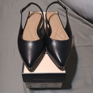 BCBGeneration Valerie Studded Slingback Flats